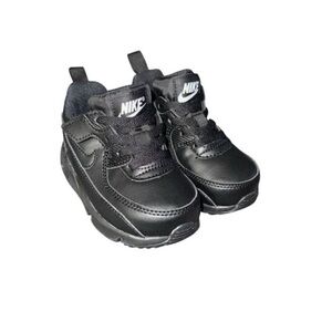 NEW Nike Air Max 90 EasyOn Little Kids' Shoes Black Size Toddler 7C